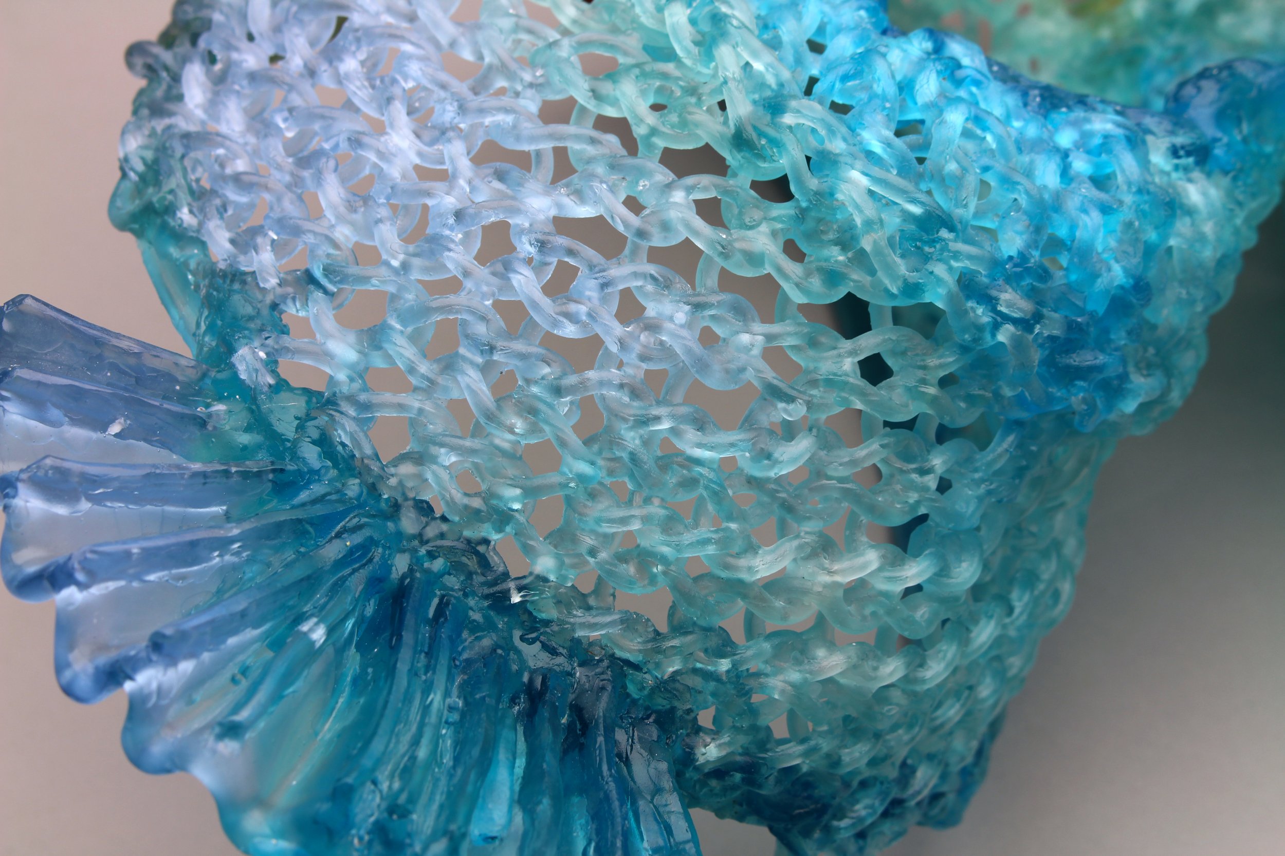 Knitted Glass Sculpture - 